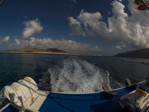 Lanzarote La Graciosa B��tchenfahrt Westk�ste La Graciosa Lanzarote La Graciosa Bootsfahrt La Graciosa