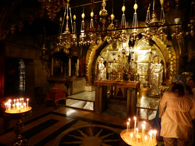 JERUSALEM Kirche vom heiligen Grab Jesu  größtes Heiligtum der Christen  Jeusalem Grabeskirche
