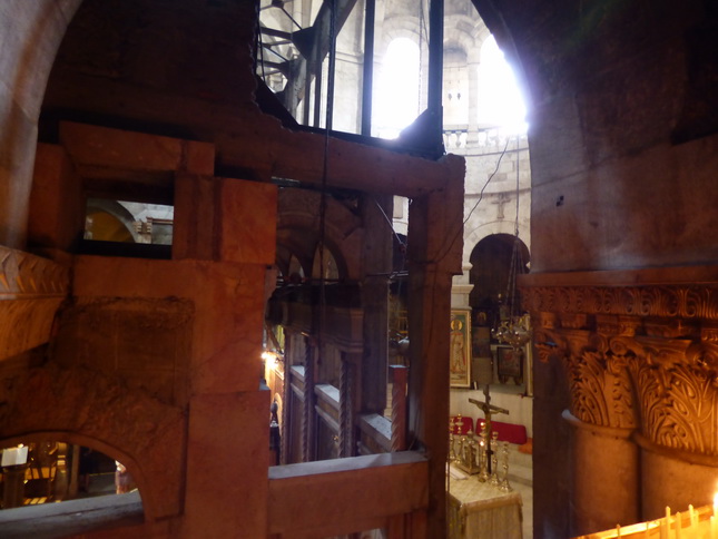 JERUSALEM Kirche vom heiligen Grab Jesu  größtes Heiligtum der Christen  Jeusalem Grabeskirche