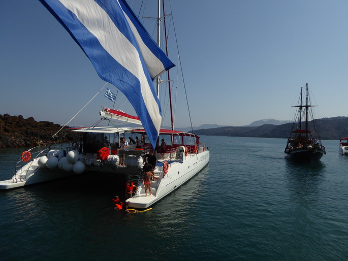 Santorin Nea Kameni VulkanwanderungSantorini Santorin Nea Kameni Vulkanwanderung